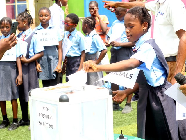 School election at EKMS