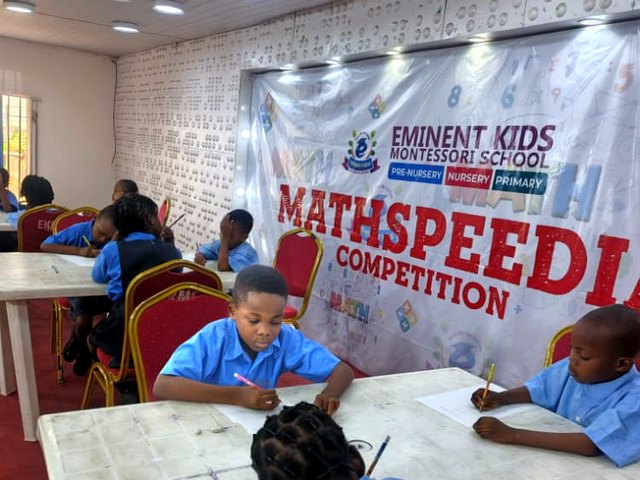 Mathspeed competition at EKMS
