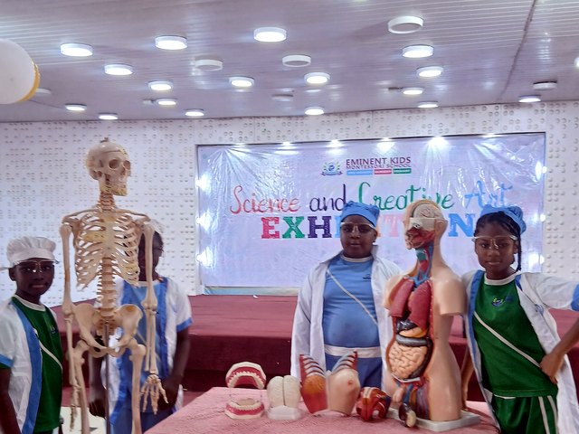 Science and creative art exhibition at EKMS