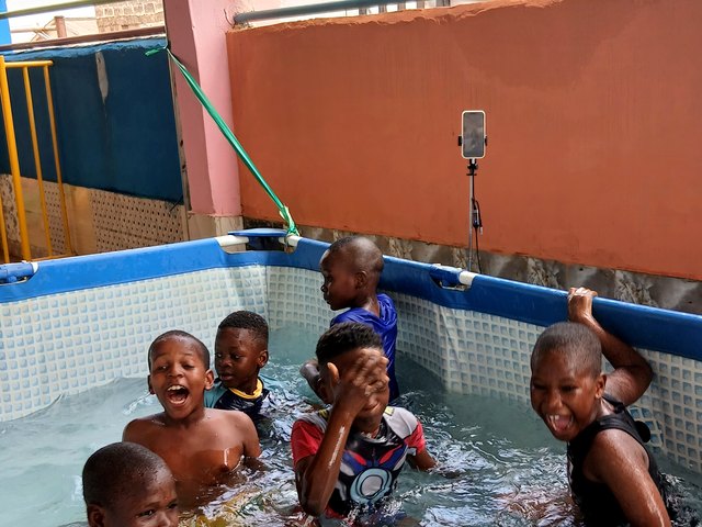 Swimming activity at EKMS