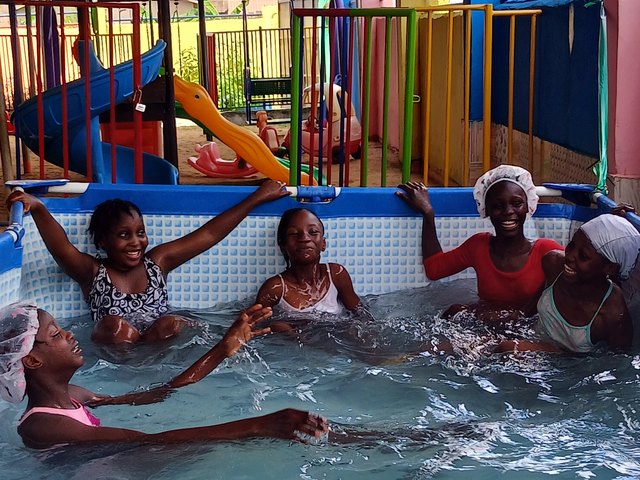 Swimming activity at EKMS